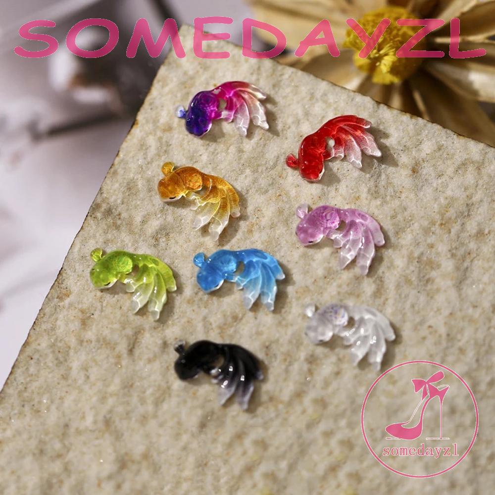 Phụ Kiện Resin Trang Trí Móng Nghệ Thuật Cho Nữ SOMEDAYZL|Decal Dán Móng Nghệ Thuật|Phụ Kiện Làm Móng DIY Chuyên Dụng