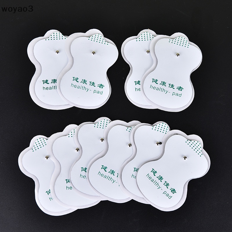 Set 10 Miếng Dán Điện Phân Màu Trắng woyao3 Cho Máy Massage Kỹ Thuật Số   Túi Xách Thiết Kế Đơn Giản Thời Trang Cao Cấp