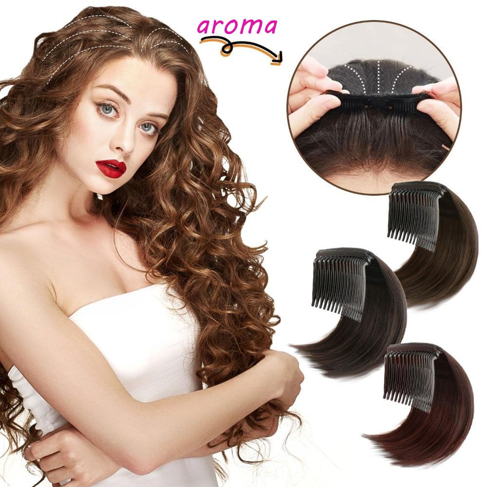Tóc Giả Sợi Tổng Hợp Có Đệm Tăng Chiều Cao Tự Nhiên Vô Hình Dành Cho Nữ AROMA