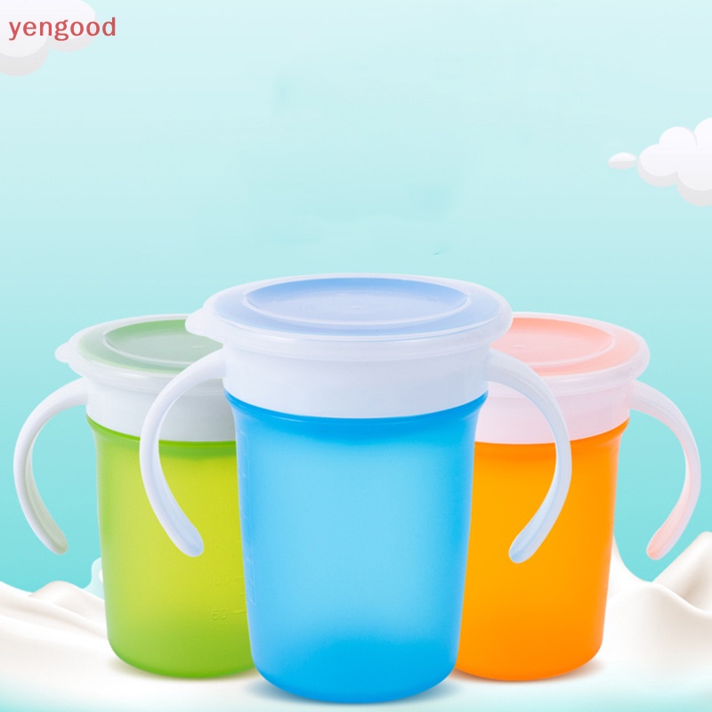 Cốc Uống Nước Xoay 360 Độ Chống Rò Rỉ Dành Cho Bé