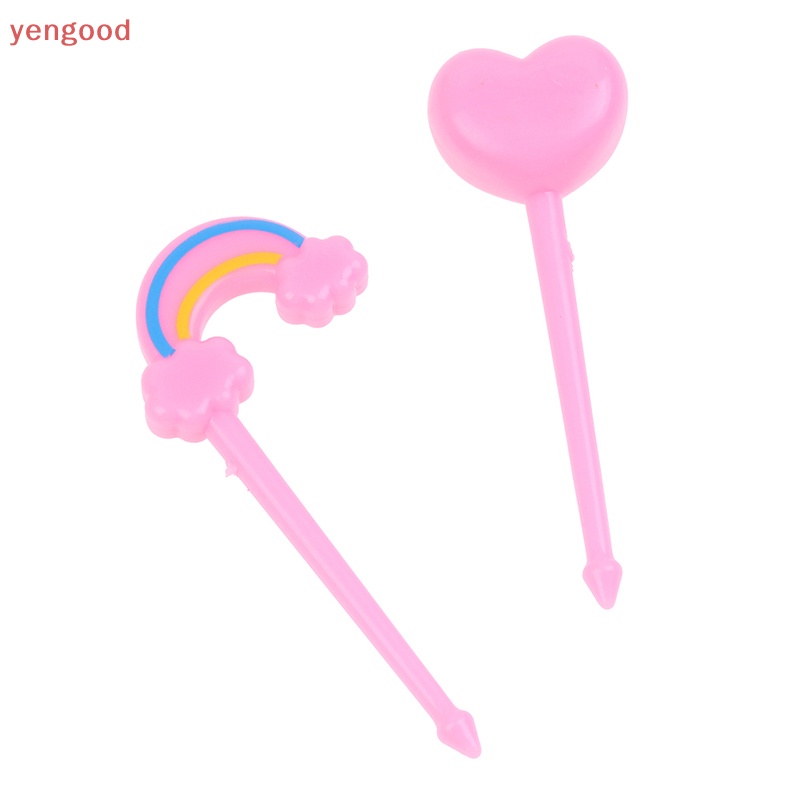 Bộ 6 Nĩa Ăn Trái Cây Hình Ngựa Dễ Thương Cho Bé