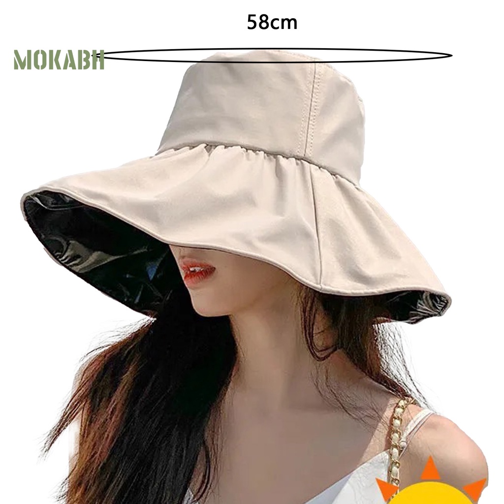 Nón Vành Tròn Lót Vinyl Chống Nắng Thời Trang Cho Nữ