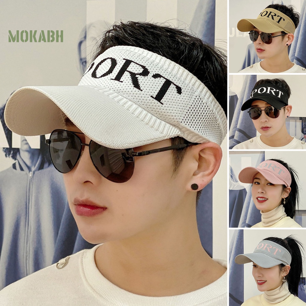 Mũ Lưỡi Trai Chống Nắng In Chữ Màu Sắc Tương Phản Thời Trang