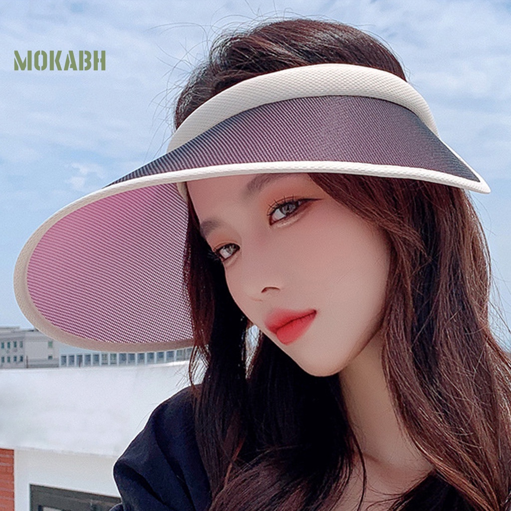 Mũ Lưỡi Trai Nửa Đầu Chống Nắng Mùa Hè Thay Đổi Màu Sắc Cho Nữ
