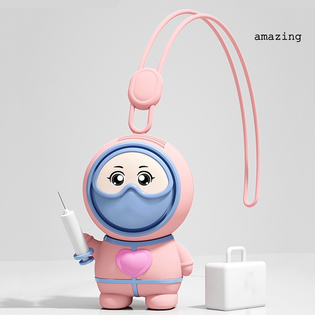 Quạt Silicone Cầm Tay Xoay 360 Độ Không Ồn Có Thể Sạc Lại Bằng Cổng USB