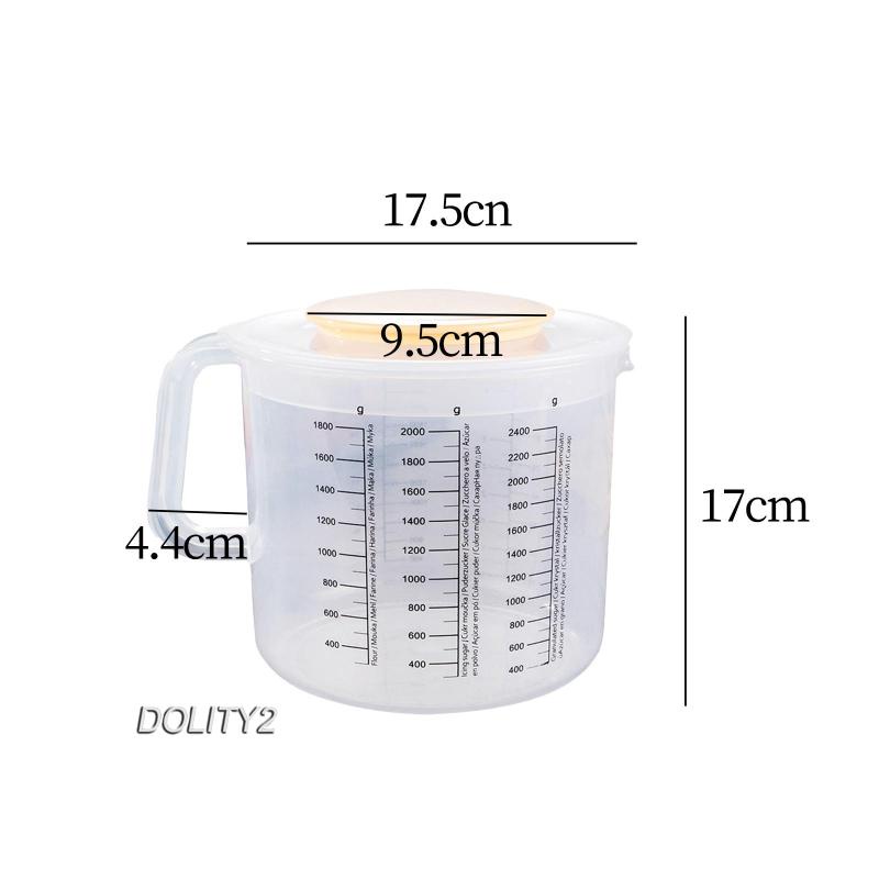 [Dolity2] Cốc Đo Lường Làm Bánh Dung Tích 2.5L