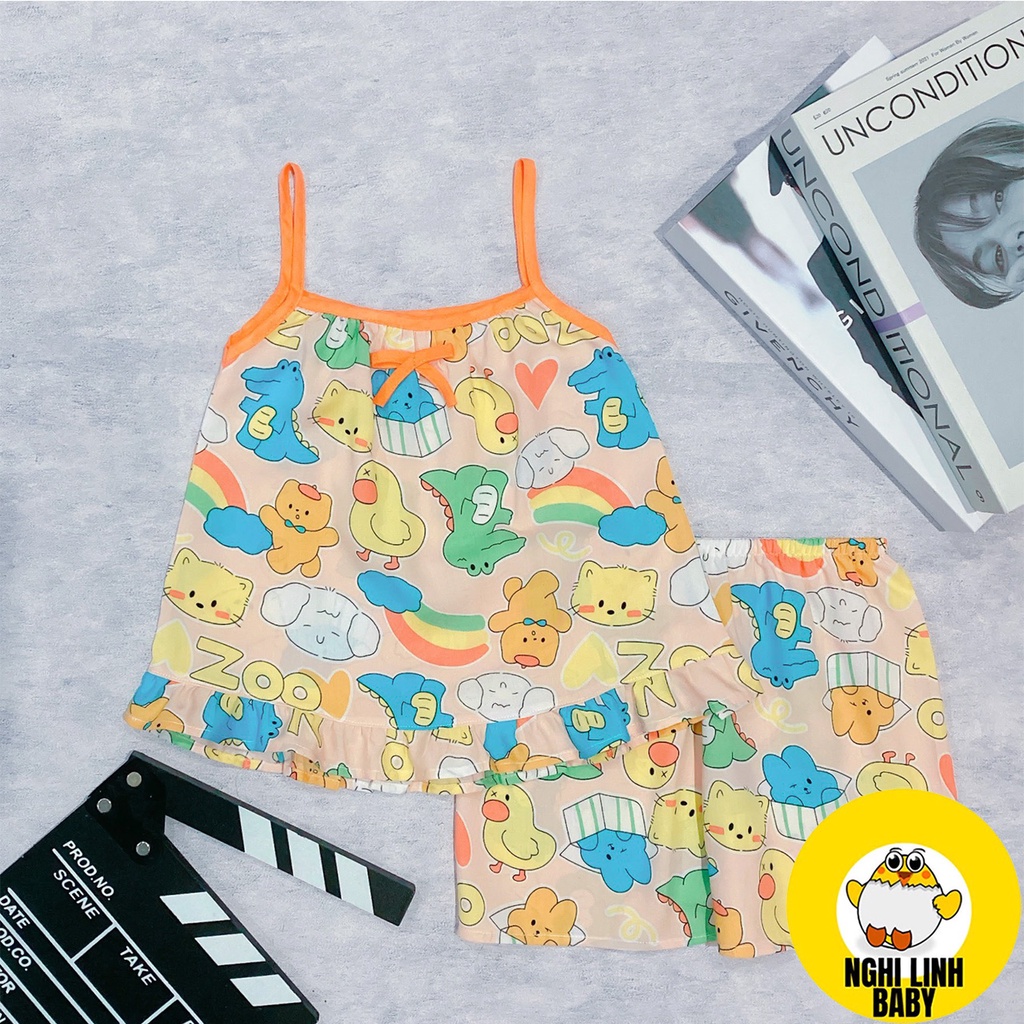 Đồ tole bé gái, bộ đùi dây cho bé quần đùi có size từ 12kg đến 42kg - Nghi Linh Baby