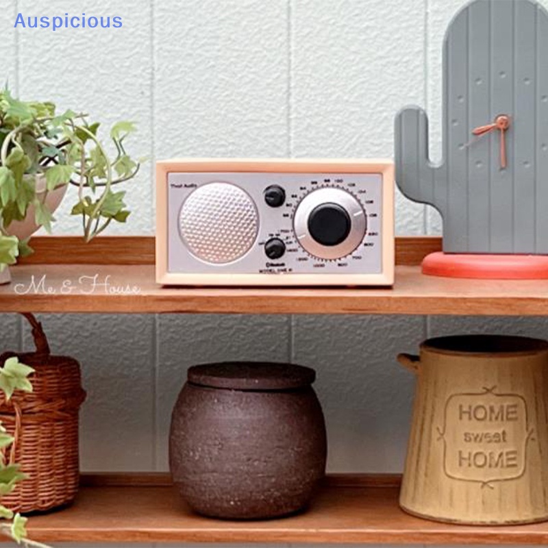Mô Hình Máy Nghe Đài Radio 1 / 6 Bằng PVC Trang Trí Nhà Búp Bê