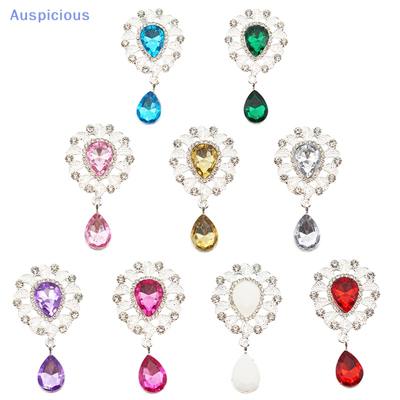 Trâm Cài Áo Hình Giọt Nước Đính Đá Sáng Tạo DIY