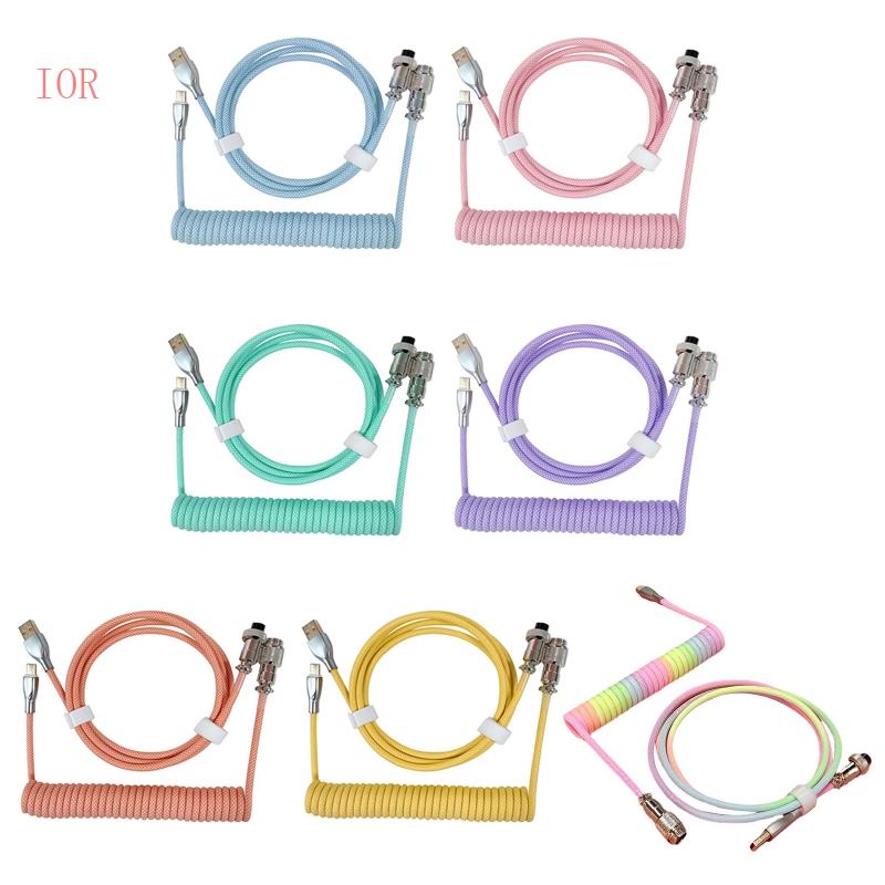 Dây Cáp Nối Bàn Phím Cơ USB Loại C RGB Dài 1 8M