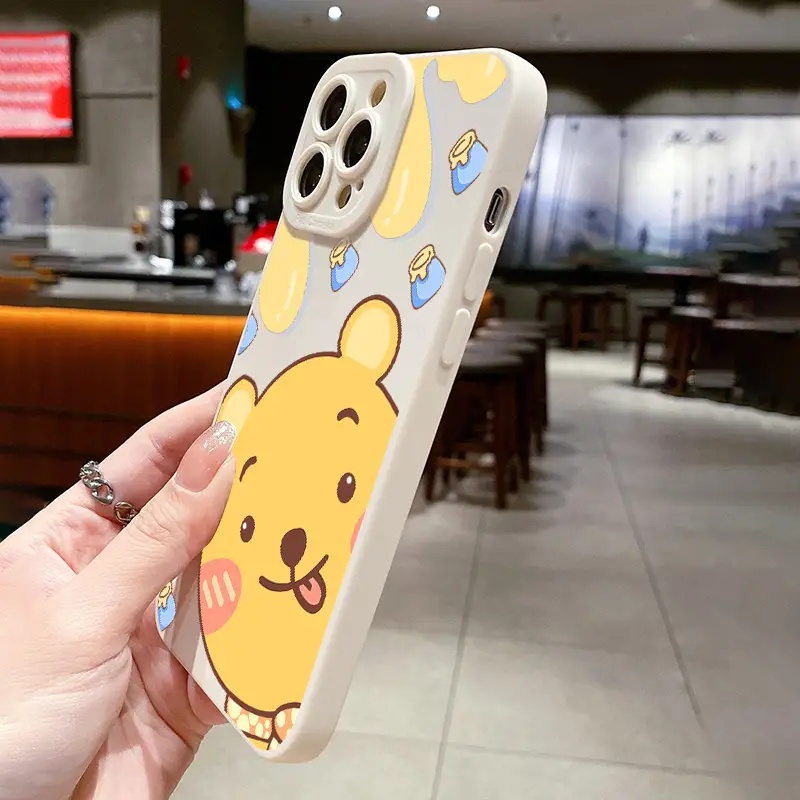 Ốp Điện Thoại TPU Silicon Hình Gấu Cho IPhone 14 13 Pro Max 11 12 Pro Max XS X XR SE 2020 6S 8 7 Plus