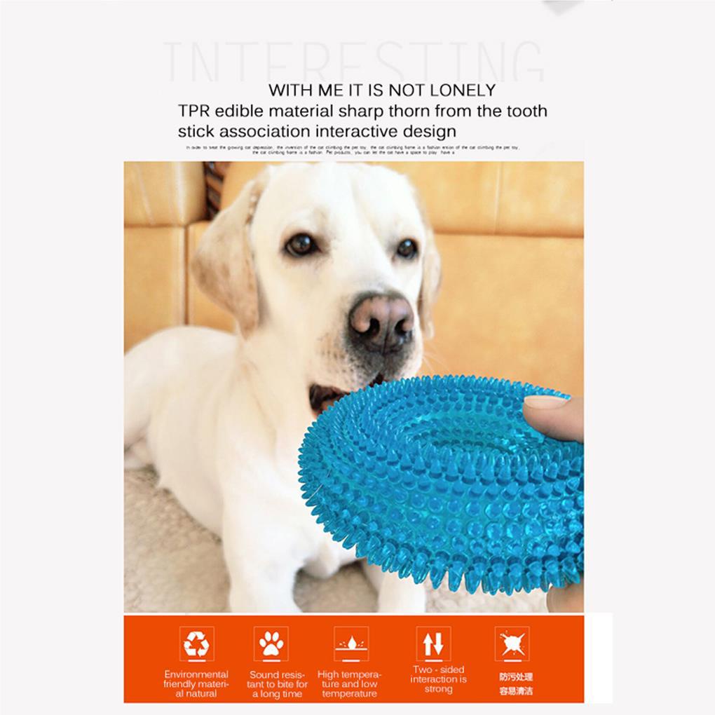 Đồ Chơi Nhai Gặm Hình Tròn Cỡ Lớn Có Âm Thanh Vui Nhộn Cho Thú Cưng