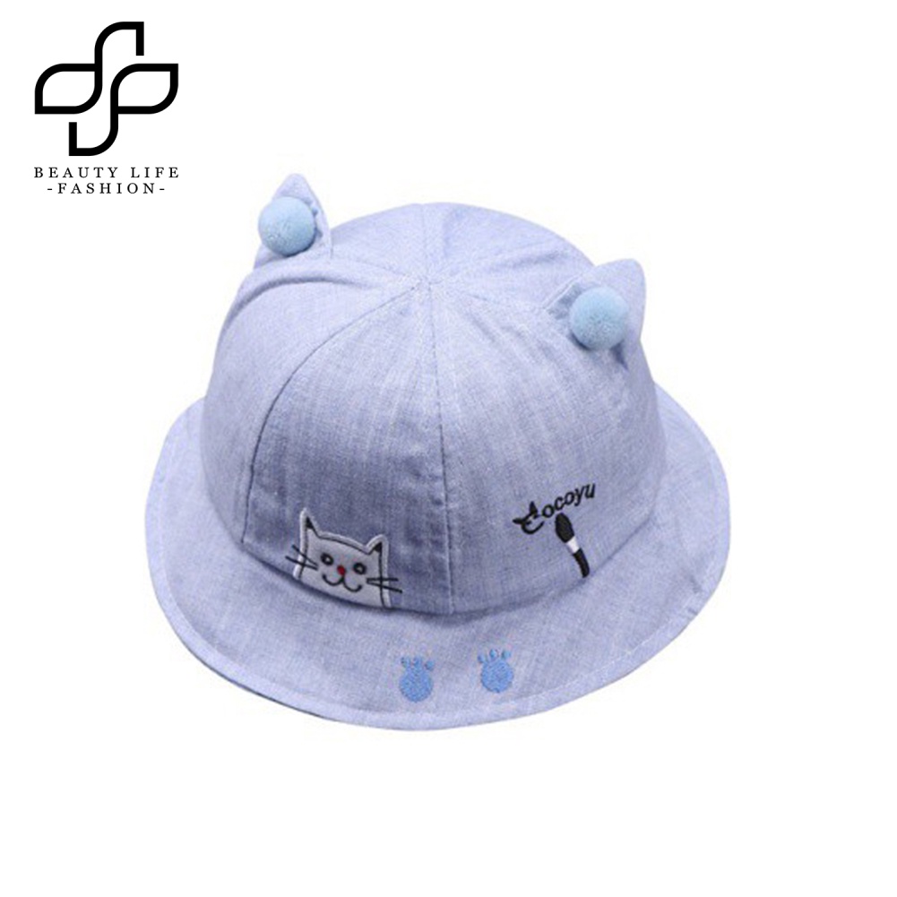 Nón Lưỡi Trai Hình Dấu Chân Mèo Dễ Thương Cho Bé