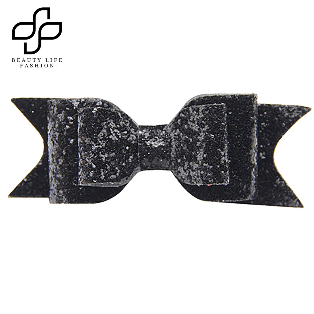 Kẹp Tóc Hình Nơ Lớn Lấp Lánh Thời Trang Cho Nữ
