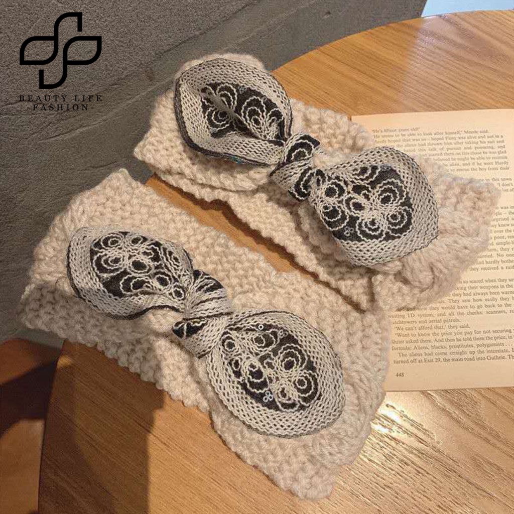 Băng Đô Nơ Đính Kim Sa Lấp Lánh Thời Trang Cho Nữ