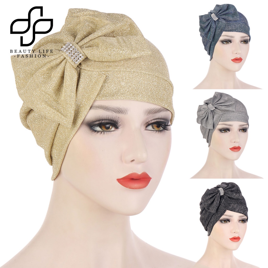 Mũ Trùm Đầu Polyester Co Giãn Nhiều Màu Sắc Cho Nữ