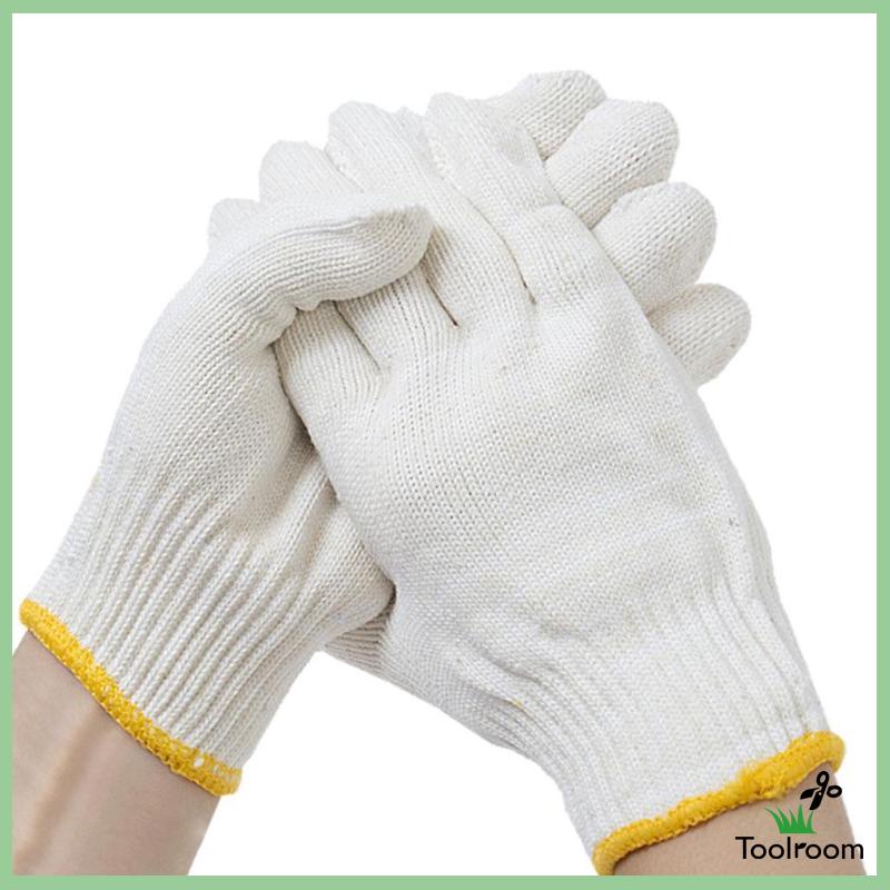 Găng Tay Cotton Dệt Kim Bảo Vệ Lao Động [Toolroom] piars]
