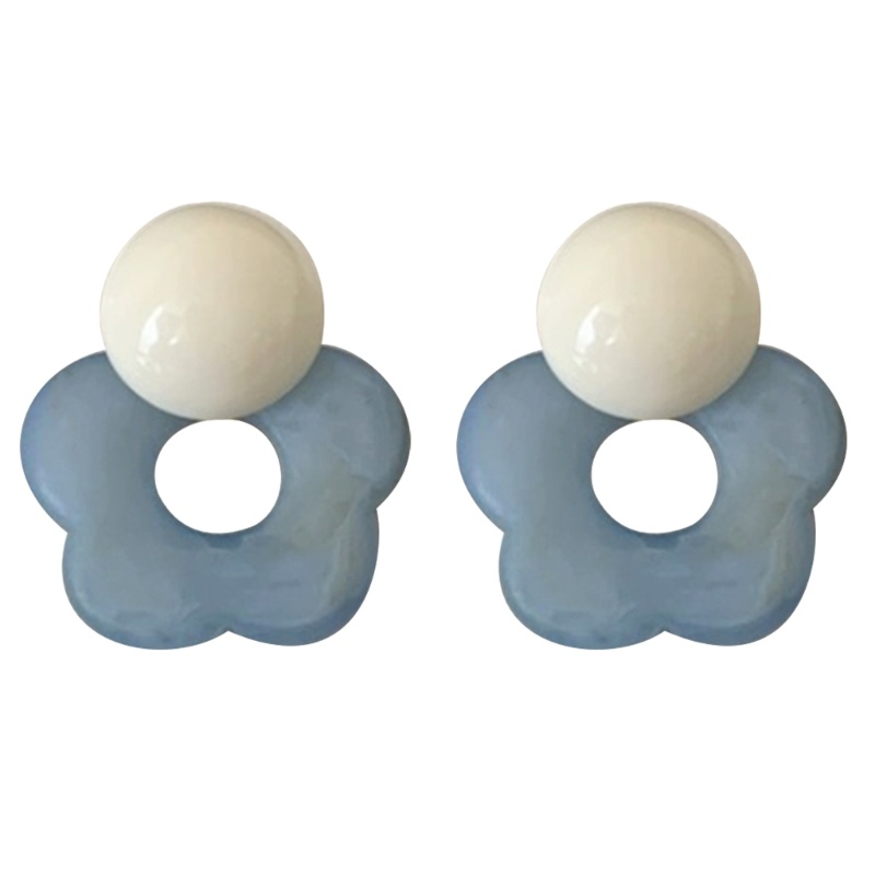 Khuyên Tai Silicone Hình Bông Hoa Xinh Xắn Dành Cho Nữ