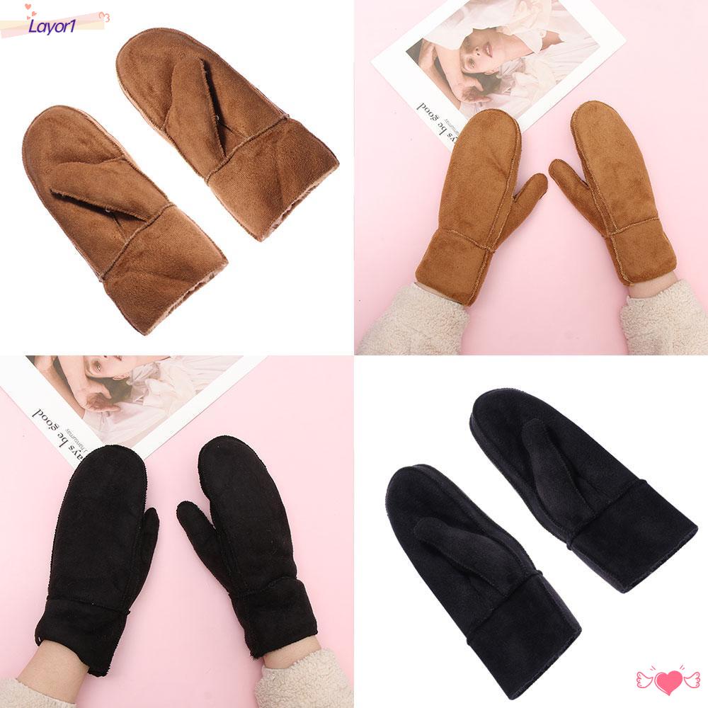 1 Găng Tay Da Cừu Dày Dặn Bảo Vệ Toàn Diện Cho Nam Và Nữ