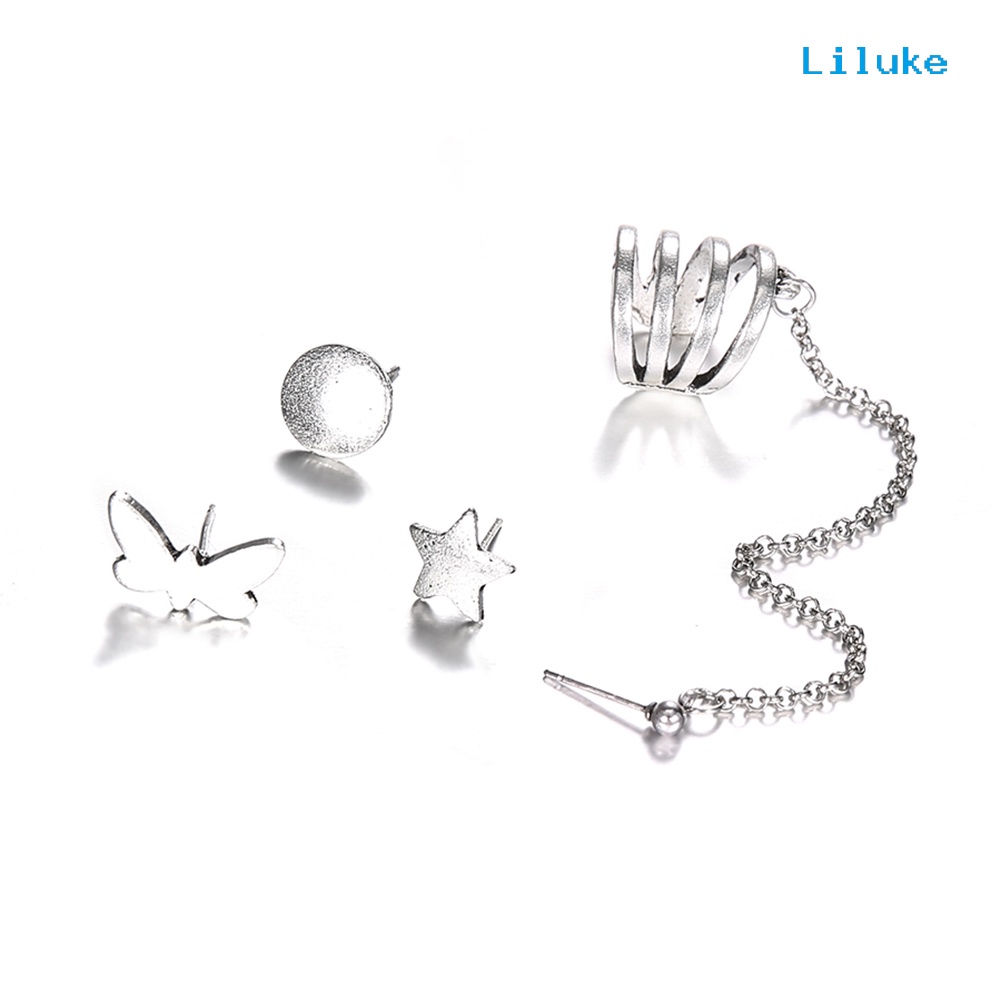 Bộ 4 Khuyên Tai Nữ Trang Phong Cách Bohemian