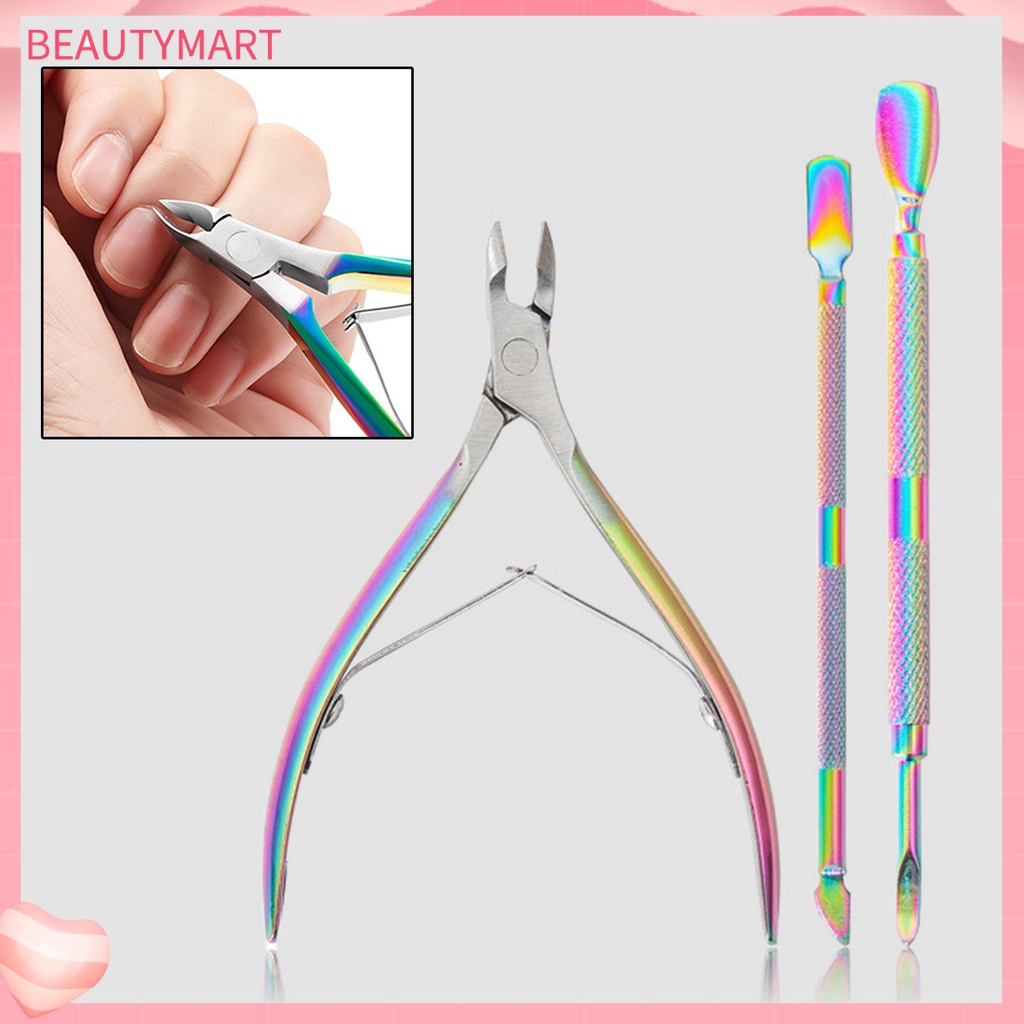Bộ 3 Dụng Cụ Chăm Sóc Móng Tay Bằng Thép Không Gỉ Tiện Dụng