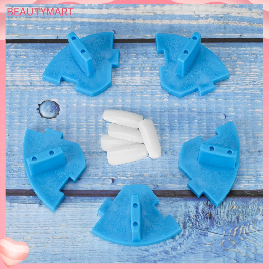 1 Bộ Giá Đỡ Trưng Bày Móng Tay Giả Bằng Nhựa Có Thể Tháo Rời Và Tái Sử Dụng