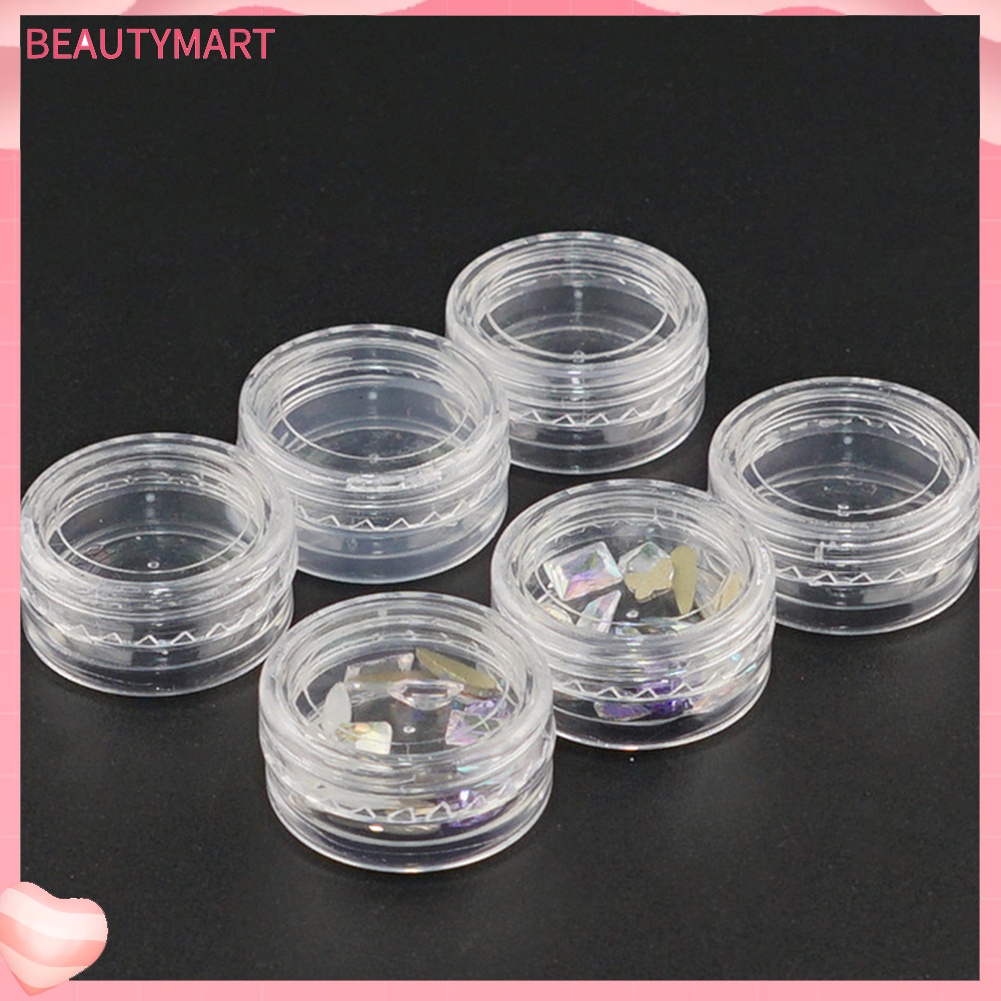 Hộp Mini 6 Ngăn Đựng Hạt / Trang Sức / Móng Tay Tiện Dụng