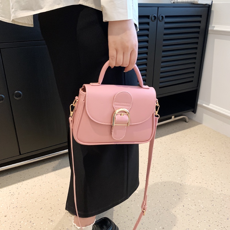 Túi Đeo Chéo Hình Vuông Nhỏ Màu macaron Thời Trang Cho Nữ