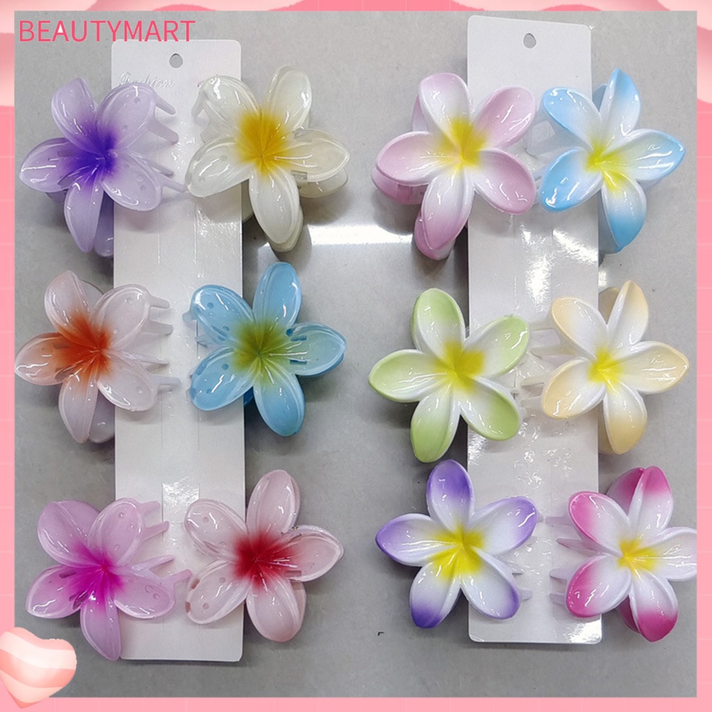 Kẹp Tóc Hình Cánh Hoa Nhiều Màu Chống Gỉ Siêu Bền Cho Nữ