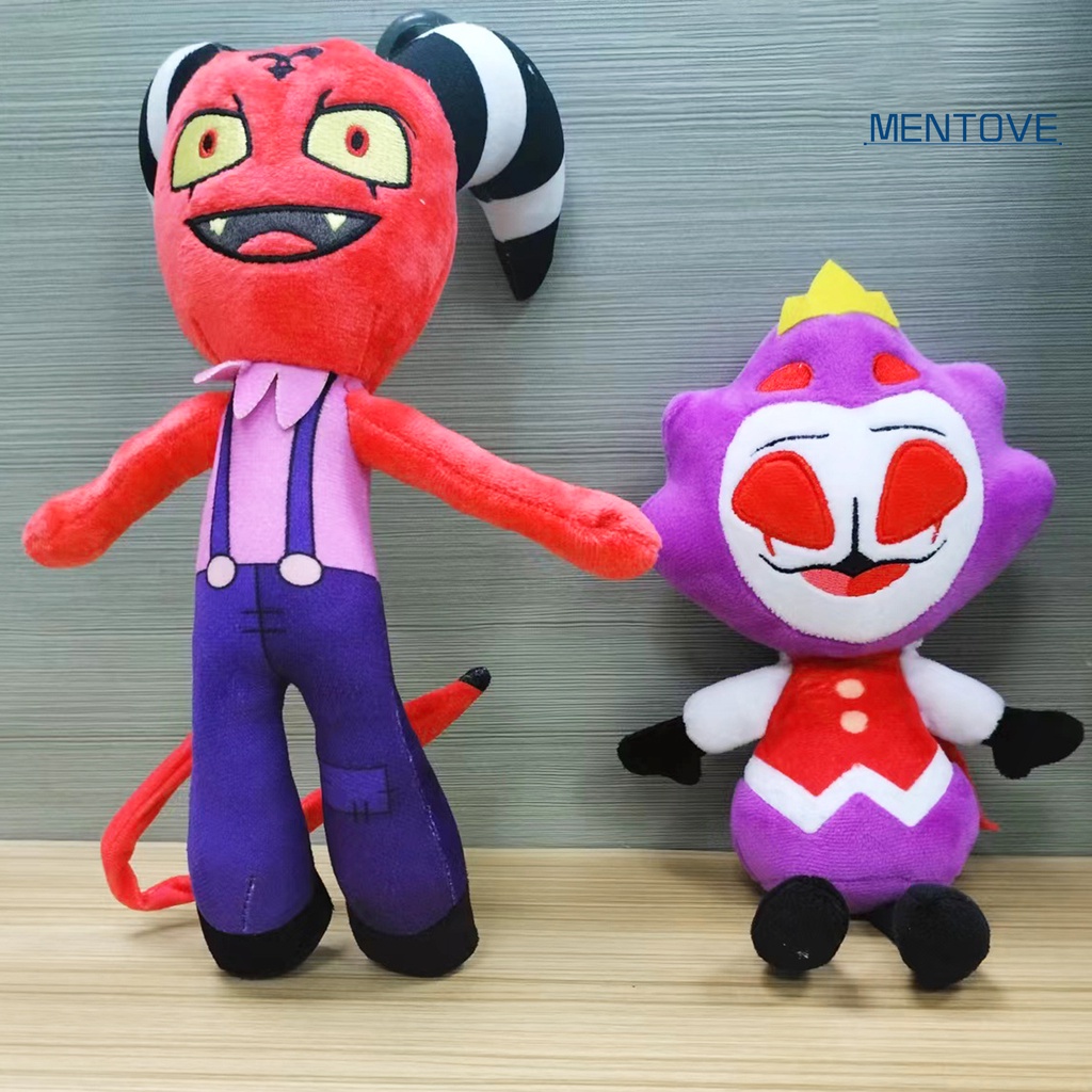 Búp Bê Nhồi Bông Hình Helluvaboss Hoạt Hình Kinh Dị 28 / 30cm Trang Trí Nhà Cửa