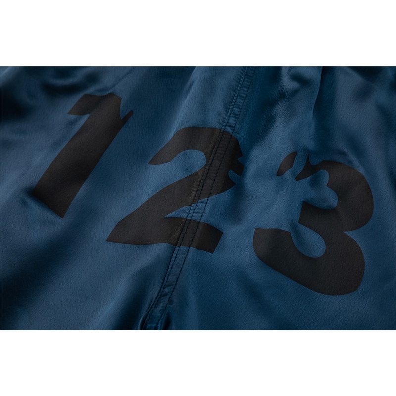 Quần Short satin Dáng Rộng Phong Cách Đường Phố Mỹ 123 Trọng Lượng Nặng Thời Trang