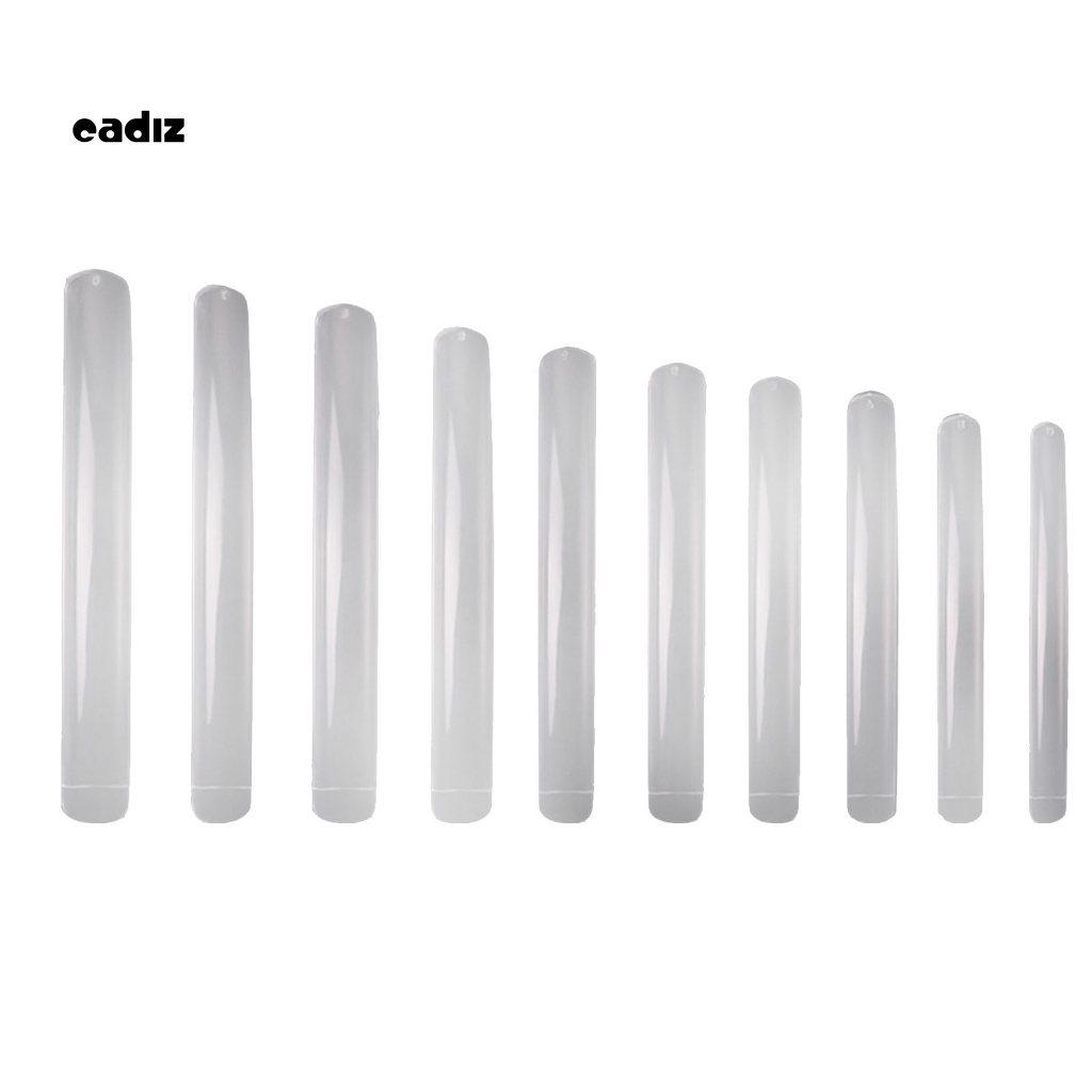 Bộ 10 Móng Tay Giả Hình Chữ V Siêu Dài Dùng Trang Trí Nghệ Thuật Cho Salon DIY