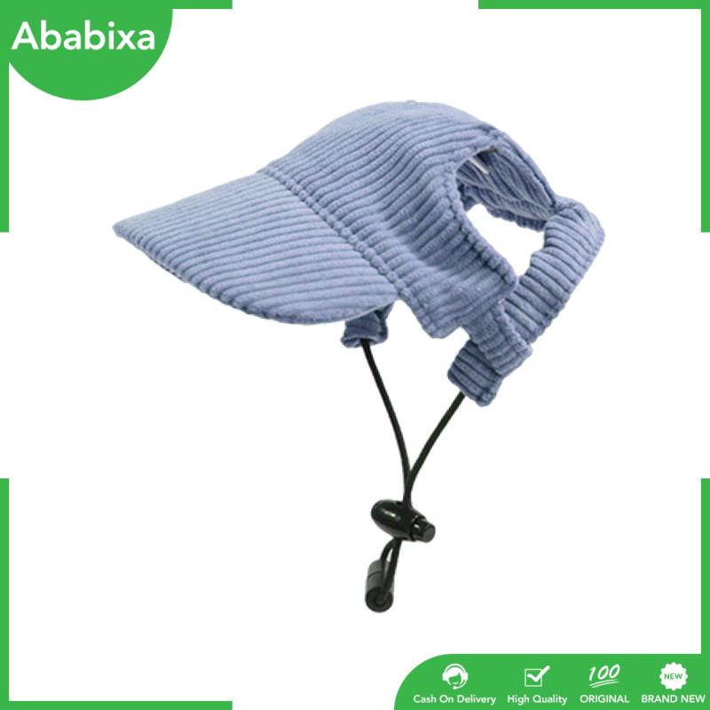 Mũ Bóng Chày Chống Nắng Bằng Vải Nhung Có Lỗ Tai Có Thể Điều Chỉnh Cho Thú Cưng