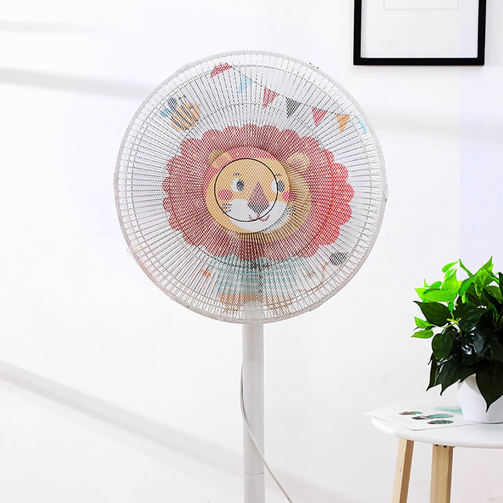 =Christmas=Fan Cover Protect Kid Children Newborn Finger Summer Home Net Fan Mesh Cover