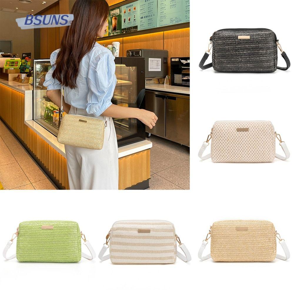 Túi Rơm Dệt Đeo Vai Mùa Hè Cho Nữ