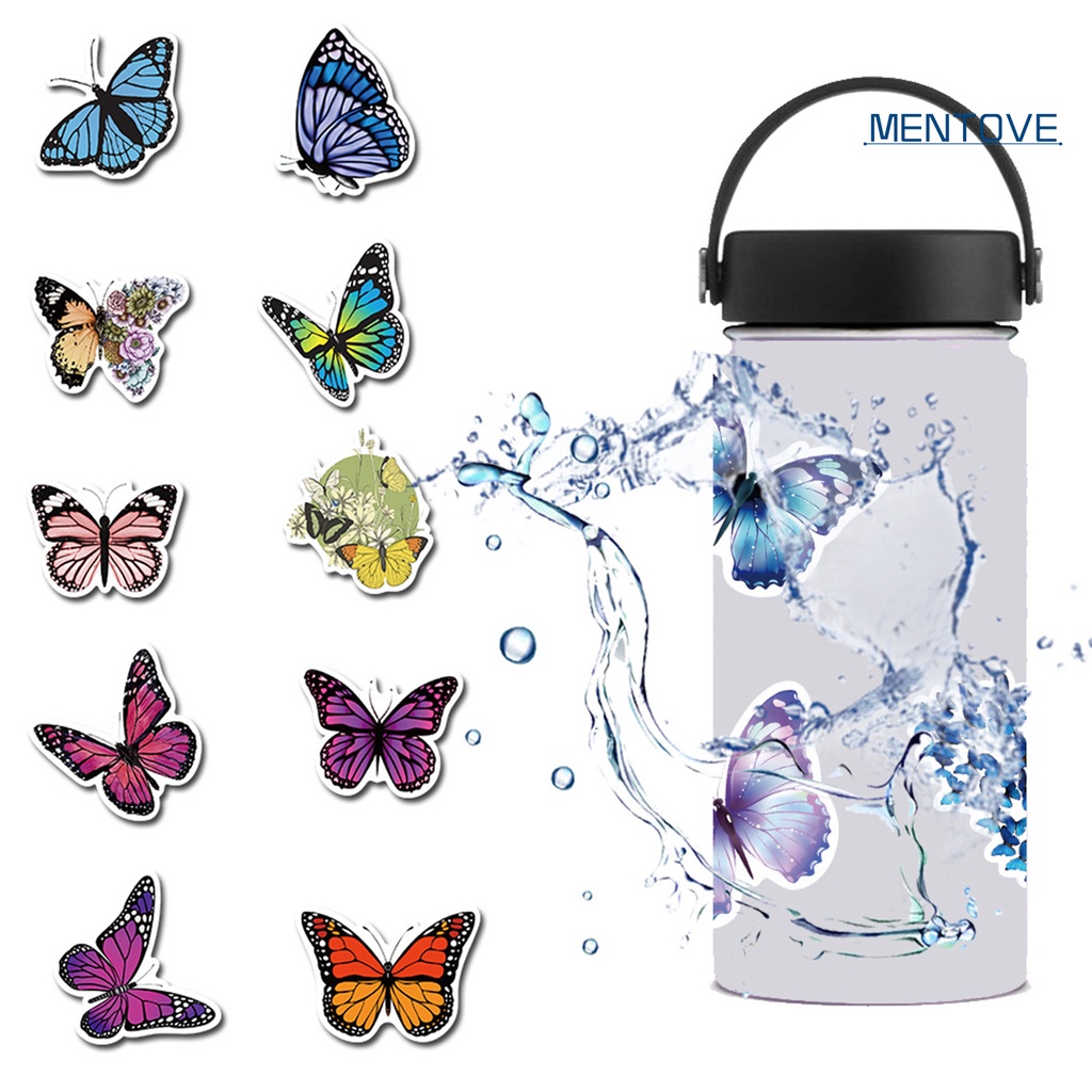 Set 50 Miếng Dán Hình Gấu Trúc Hoạt Hình Graffiti Nghệ Thuật Chống Thấm Nước Trang Trí Vali Laptop Xe Máy