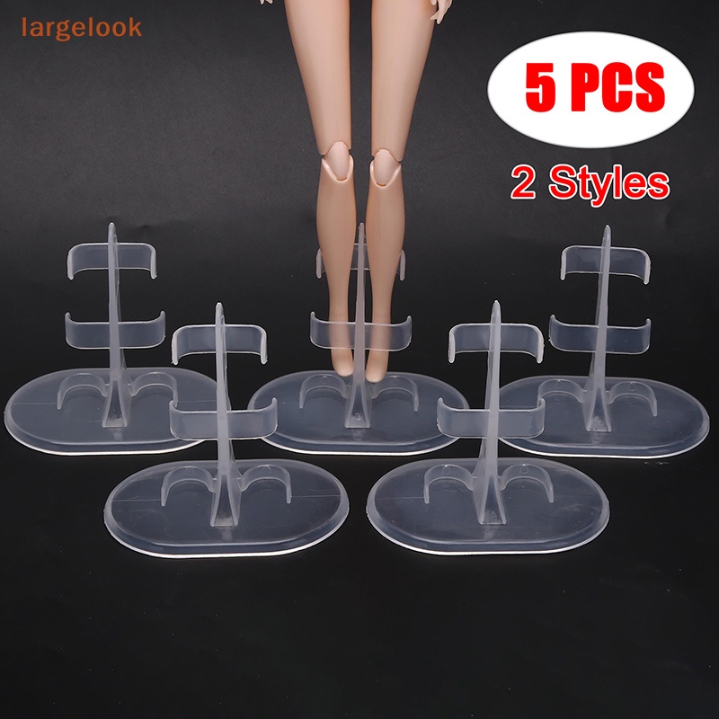 Bộ 5 Giá Đỡ Búp Bê Bằng Nhựa Trong Suốt Tiện Dụng