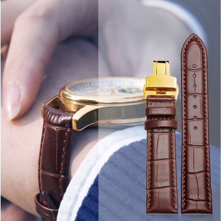 Dây Đeo Thay Thế Bằng Da Thật Cho Đồng Hồ Patek Philippe