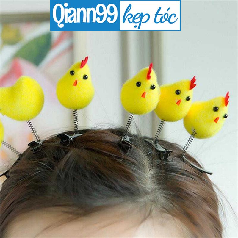❤️❤️Kẹp tóc gà con dễ thương ngộ nghĩnh