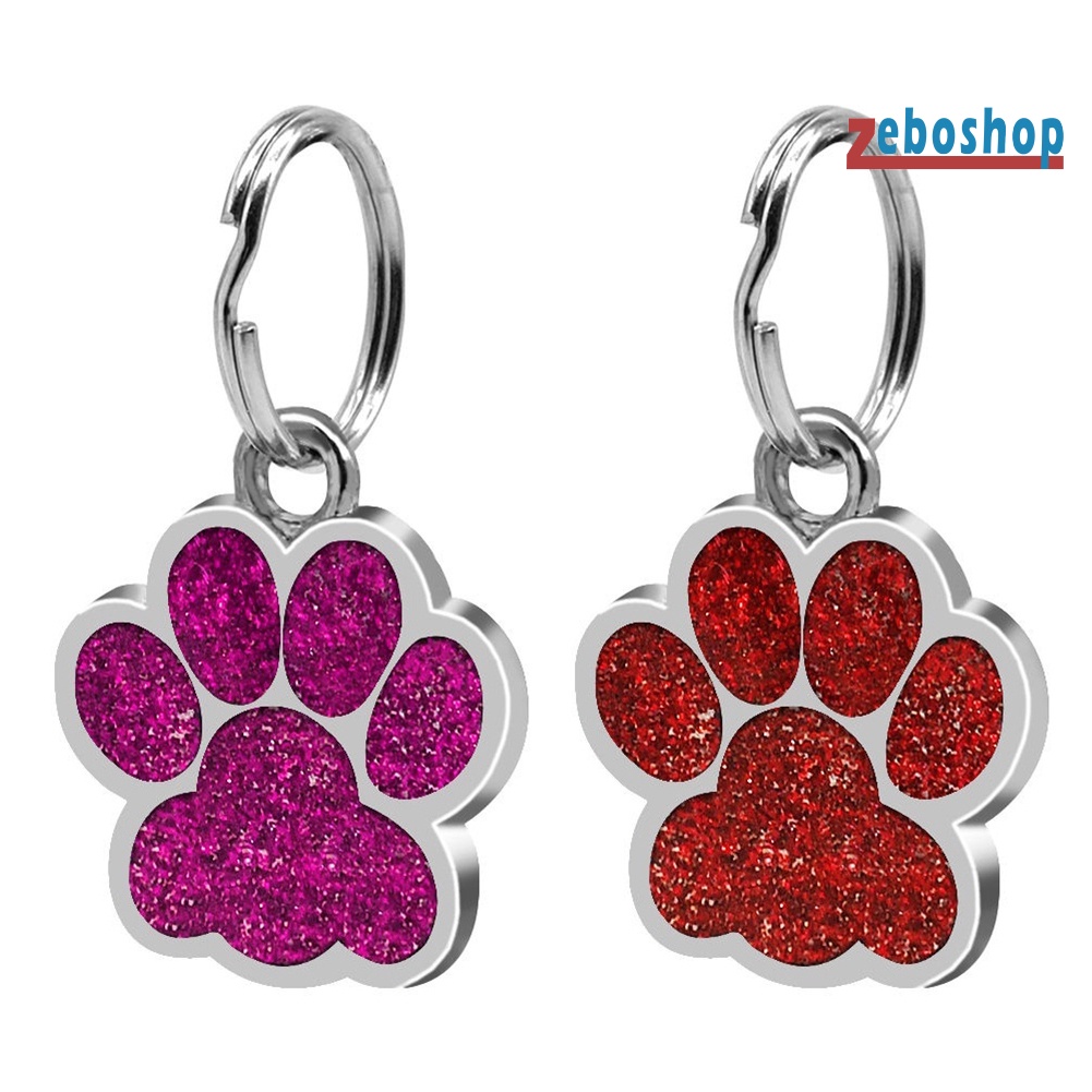 Thẻ ID Hình Dấu Chân Cún Trang Trí Cho Leo Núi / Cún Cưng