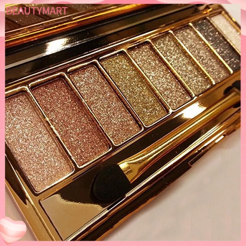 Bảng Phấn Mắt beautymart 9 Màu Lung Linh Kèm Cọ Trang Điểm