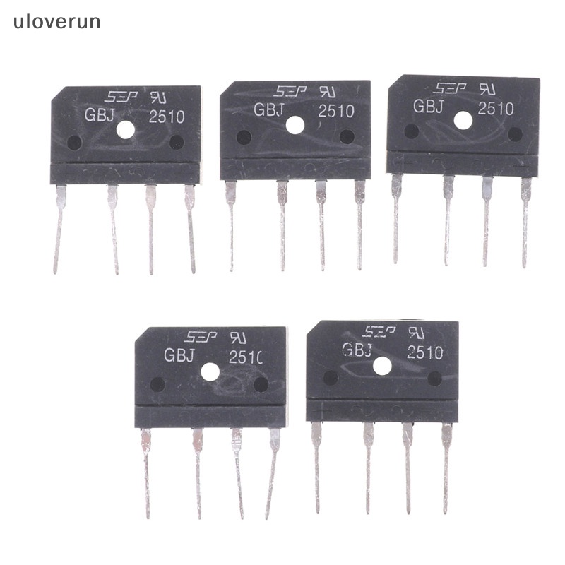 Set 5 Cầu Chỉnh Lưu GBJ2510 2510 25A 1000V Chuyên Dụng