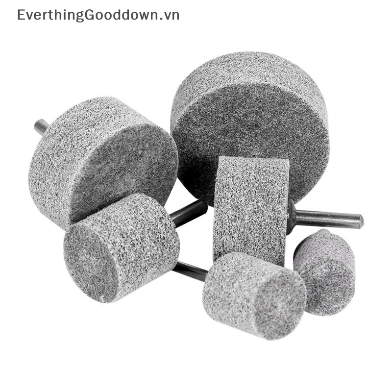 Set 2 Đầu Mài Đánh Bóng Bằng Sợi Nylon 7P9P Có Tay Cầm Bằng Thép Không Gỉ Tiện Dụng