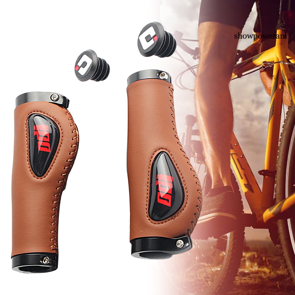 Set 2 Vỏ Bọc Tay Lái Xe Đạp Leo Núi Chất Liệu Giả Da