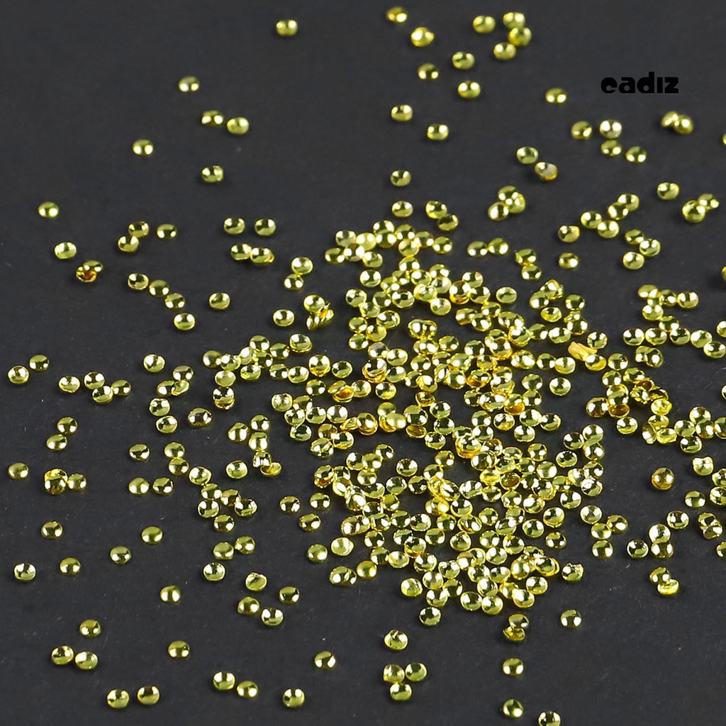 Set 1000 Hạt Kim Loại Tròn Dùng Trang Trí Móng Tay / Điện Thoại DIY