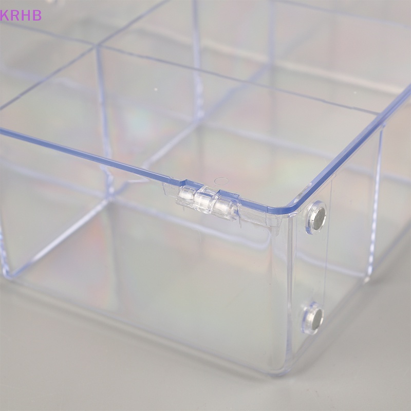 Hộp Đựng Mô Hình Trưng Bày 6 Mẫu Bằng Nhựa Trong Suốt DIY Mới