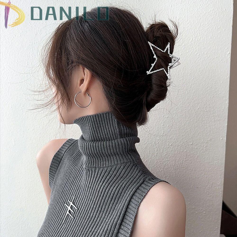 Kẹp Tóc Hình Ngôi Sao Lớn Phong Cách Vintage Cho Nữ
