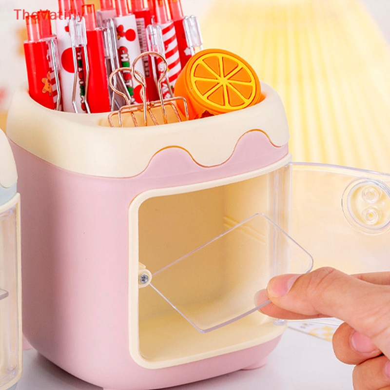 [Thevalifly] Hộp Đựng Bút Nhiều Ngăn Kéo Hình Chú Heo Sáng Tạo Dễ Thương Cho Học Sinh / Văn Phòng Bán Chạy