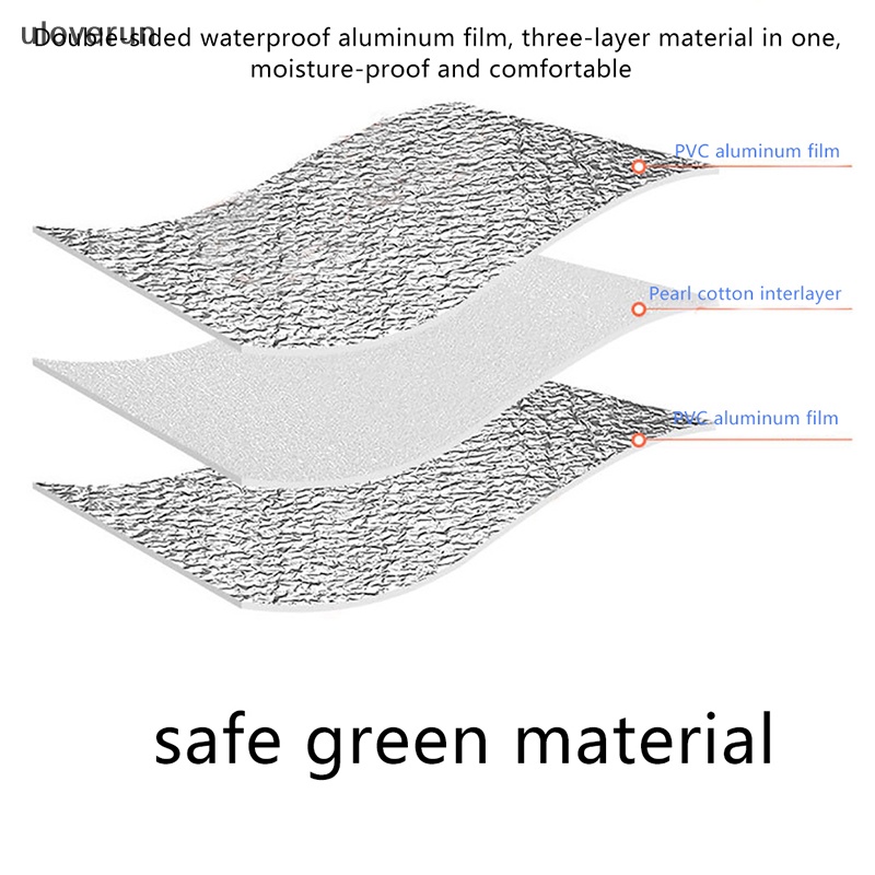 Thảm Lá Nhôm Hai Mặt Chống Nước Đa Ứng Dụng Cho Hoạt Động Ngoài Trời