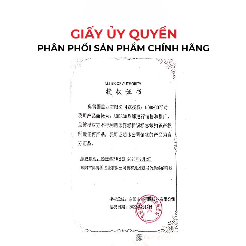 Keo Dán Đa Năng Siêu Dính Mọi Chất Liệu Cực Mạnh - Dán Gỗ Thuỷ Tinh Kim Loại Sắt Gốm Sứ Nhựa Vải - Mẫu Mới 2022 - Modeco cep